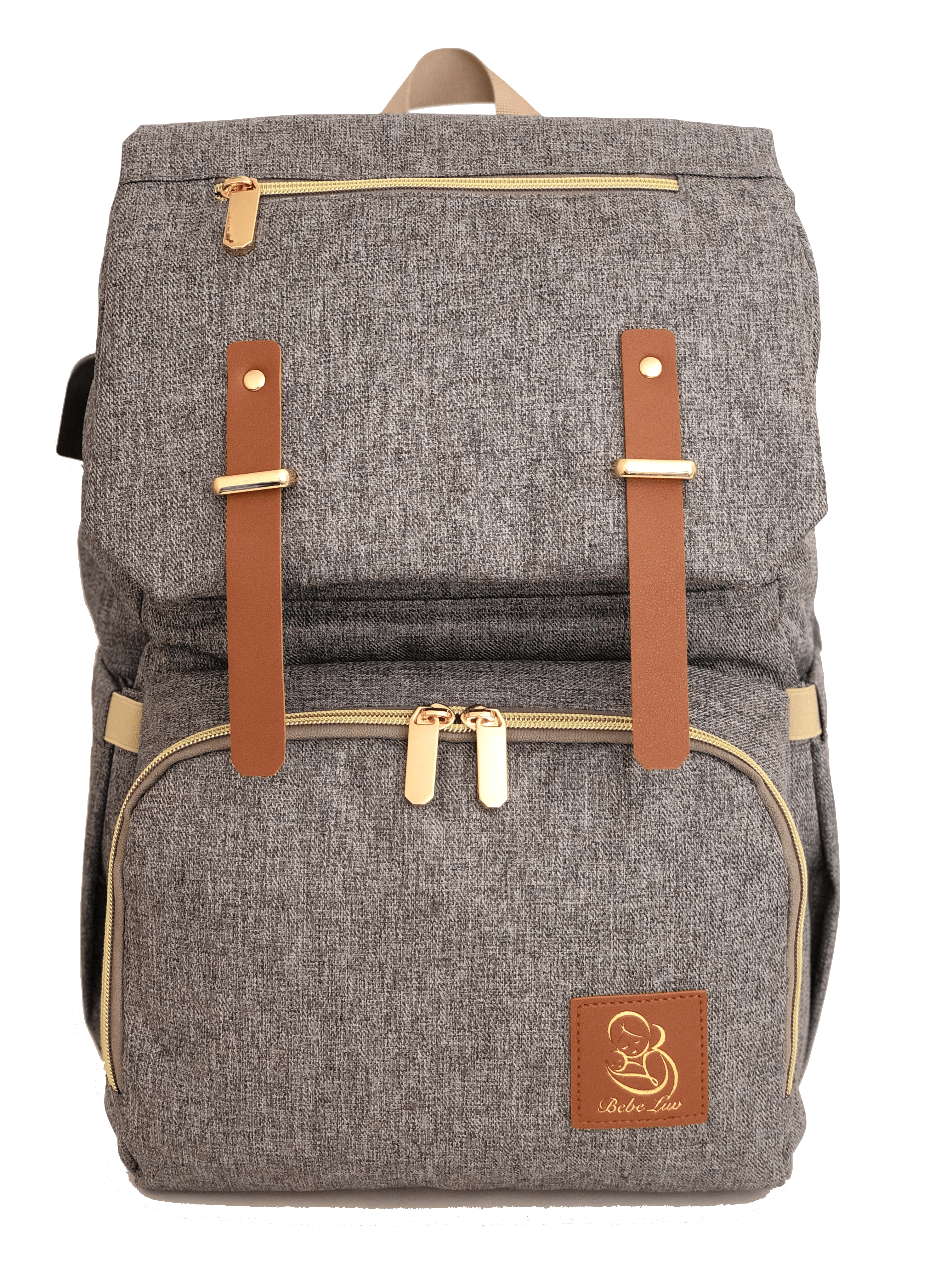 Kaylee USB Diaper Backpack Bag – Bebe Luv
