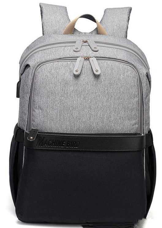 Omni USB Diaper Backpack Bag - Bebe Luv