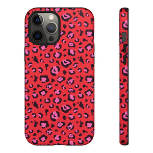 red leopard phone case