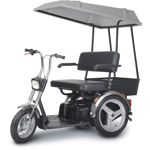 EWheels EW-66 Heavy Duty 2 Person 3 Wheel Scooter, 600 lb Capacity