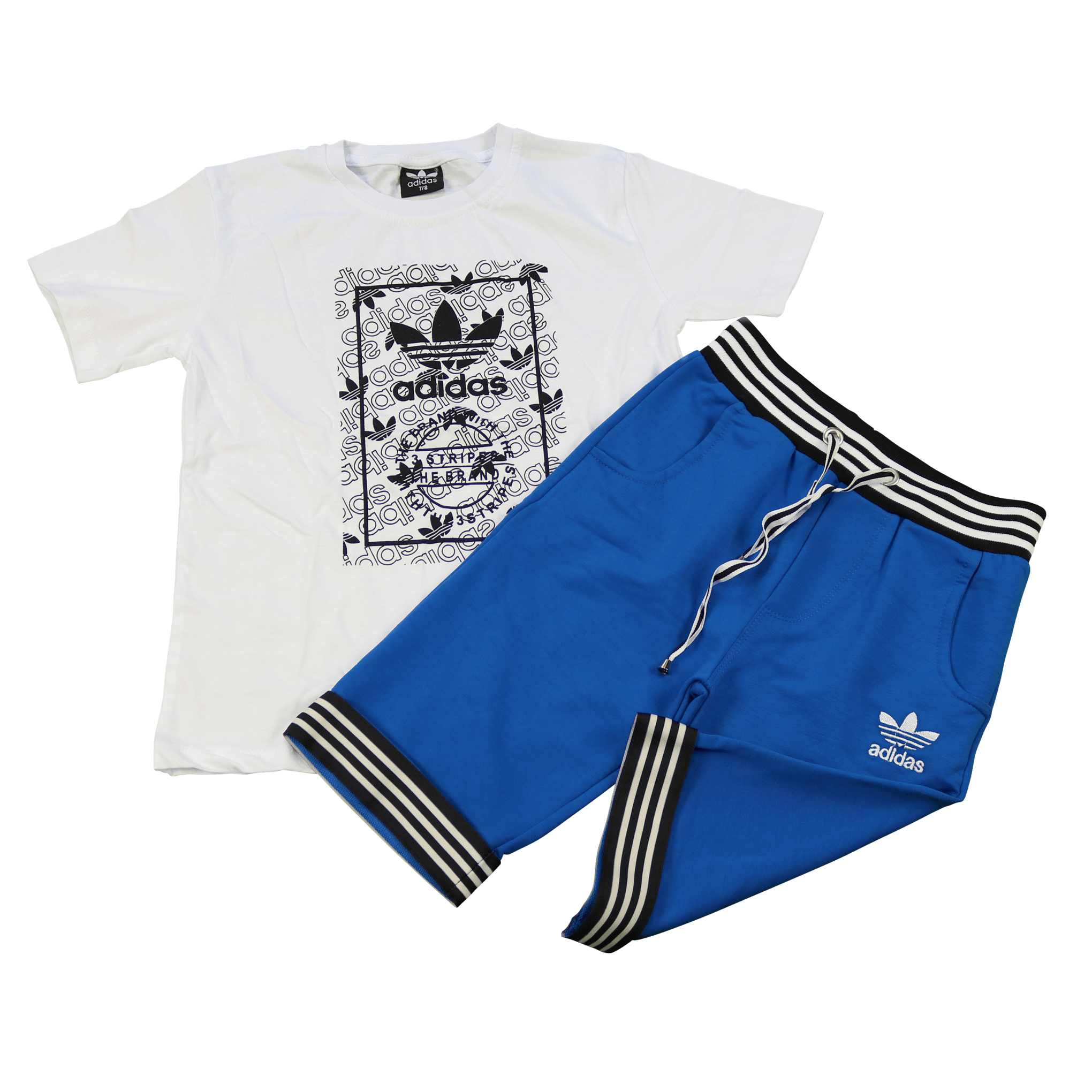 boys adidas shorts and tshirt