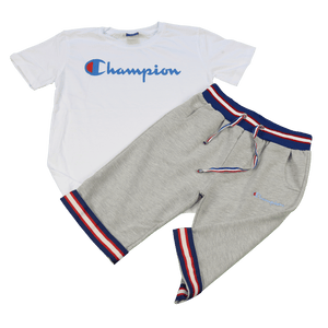 baby champion short set