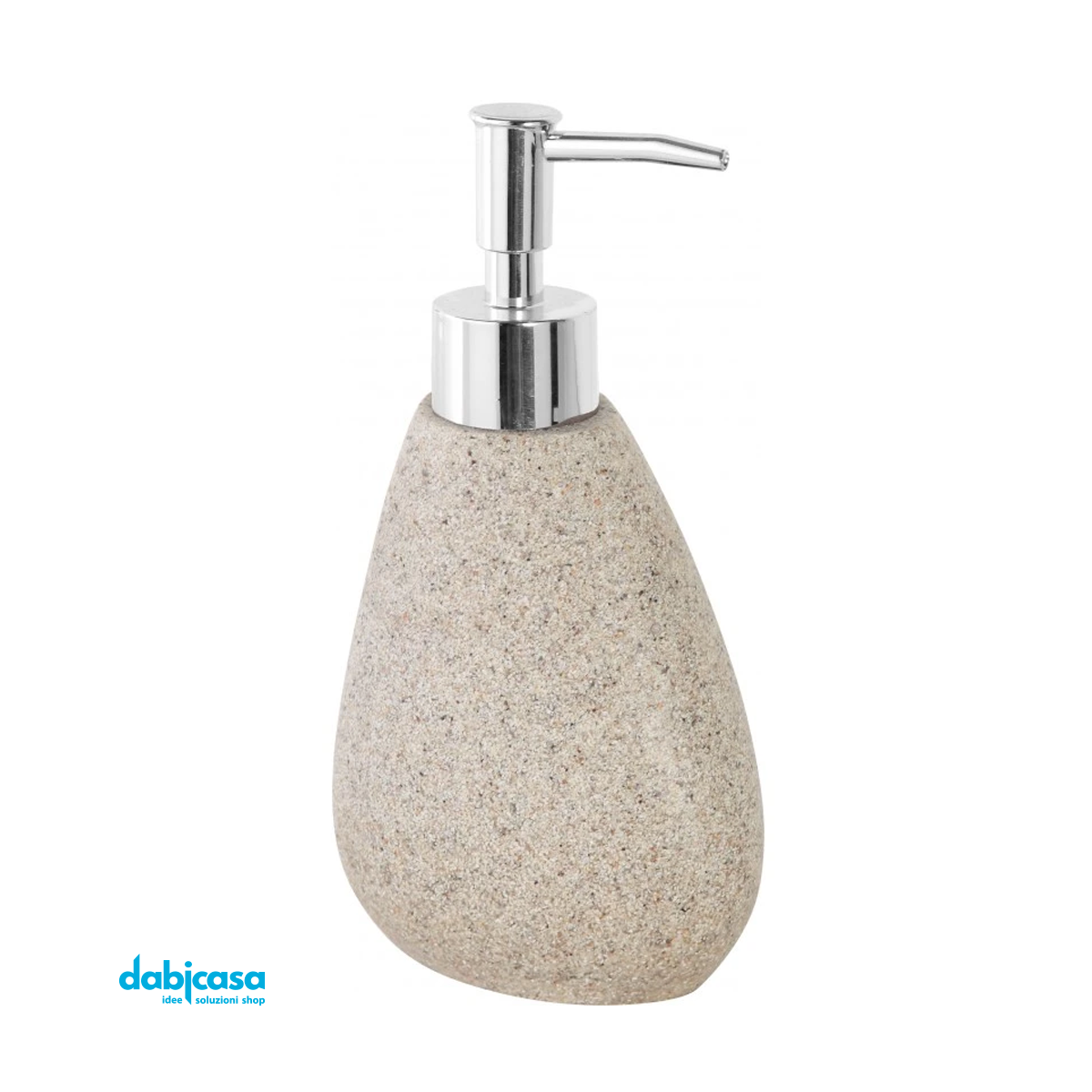 Set 4 accessori bagno in resina e sabbia beige - Aries di Gedy