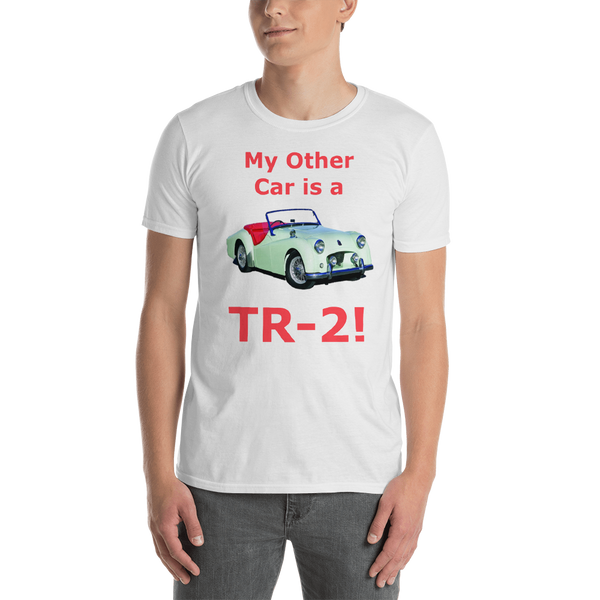 Gildan Short-Sleeve Unisex T-Shirt: TR-2red text