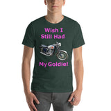 Bella and Canvas Short-Sleeve Unisex T-Shirt: Still had Goldie magenta text
