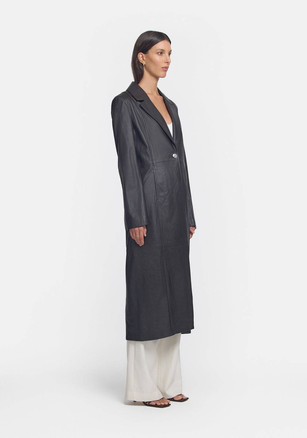 Lottery Leather Trench-2