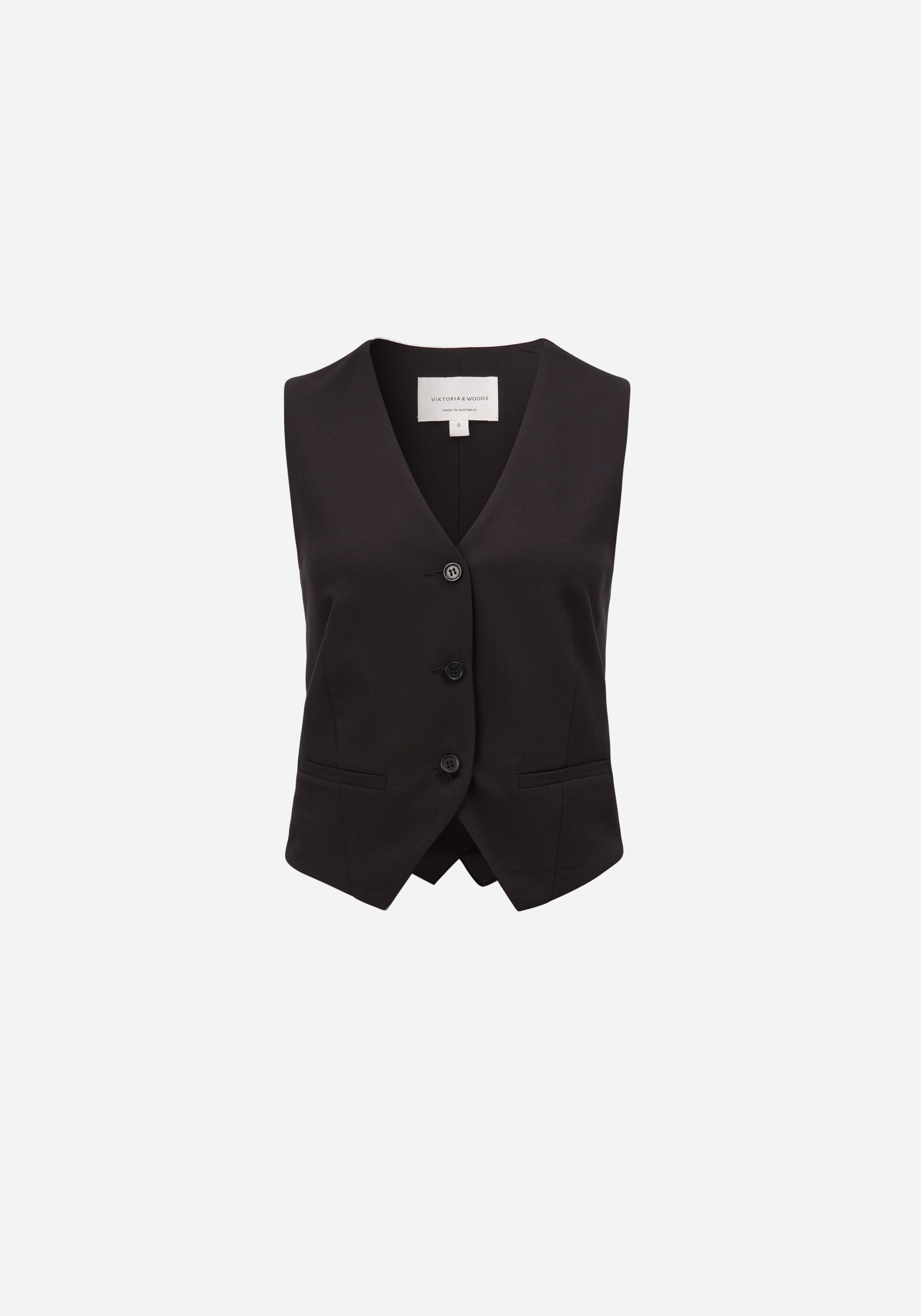 STRUMMER VEST IN BLACK | TOPS | VIKTORIA & WOODS - Viktoria & Woods