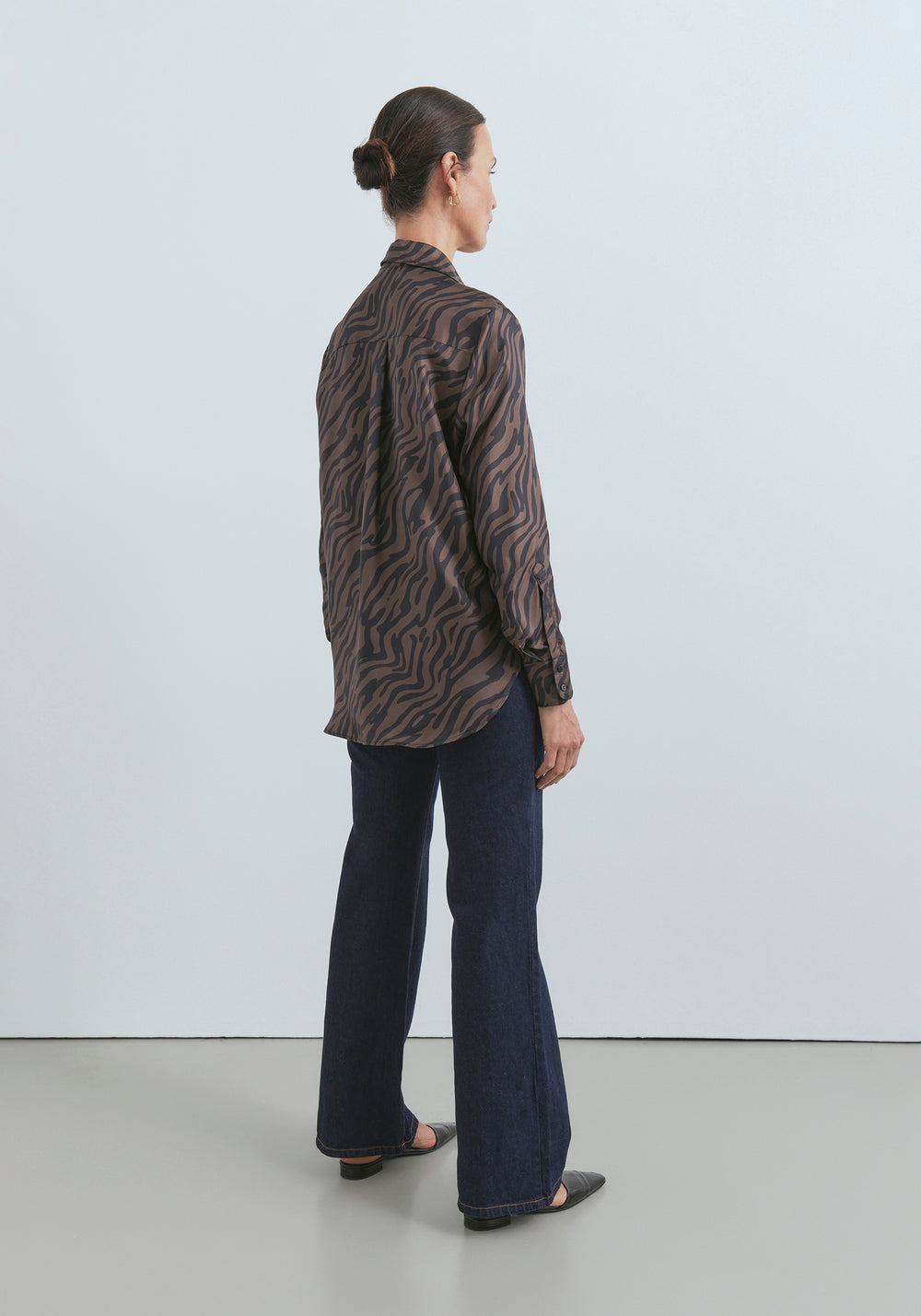 HEAVEN SHIRT IN BLACK, BROWN | SHIRTING | VIKTORIA & WOODS - Viktoria ...