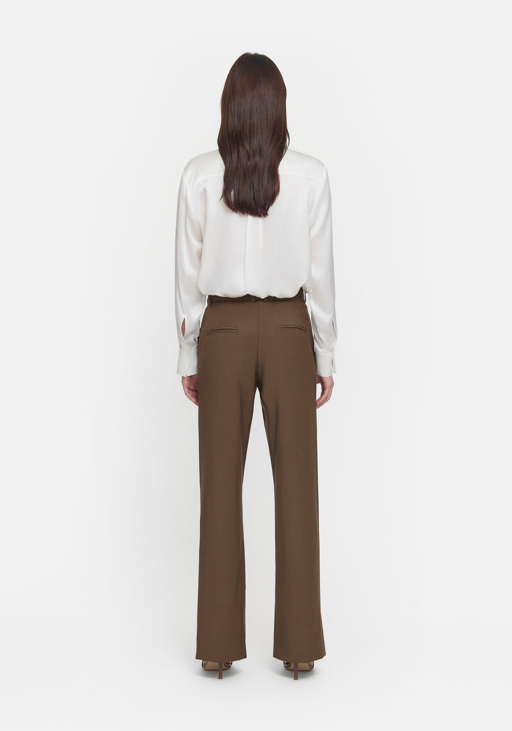 MACLEOD WOOL TROUSER IN BROWN | PANTS | VIKTORIA & WOODS - Viktoria & Woods