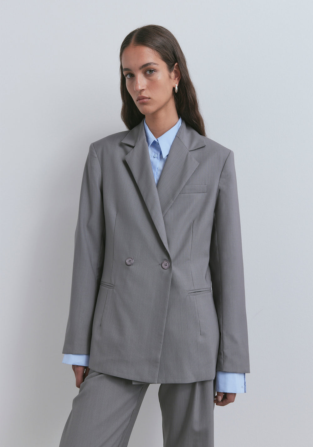 MORNINGSTAR WOOL BLAZER IN GREY | JACKETS | VIKTORIA & WOODS - Viktoria ...