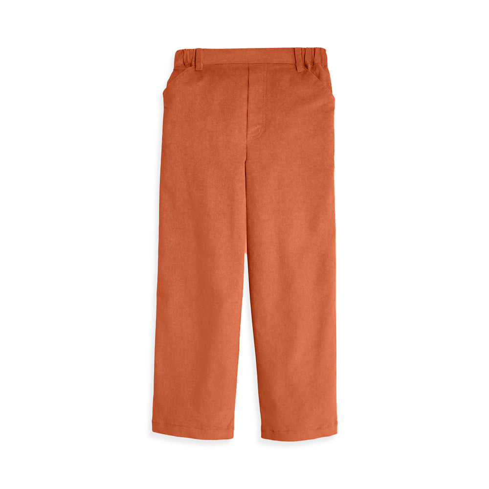 Corduroy Faux Zip Pant -- Saffron Cord - bella bliss product image