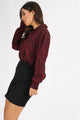 Snake Print Oversized Shirt