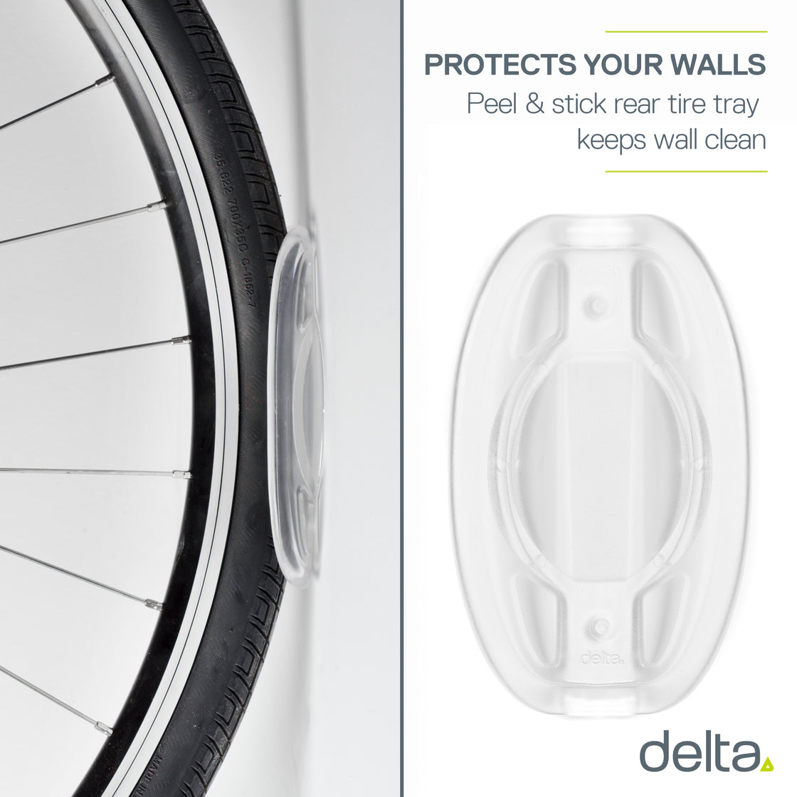 delta leonardo wall rack tire tray