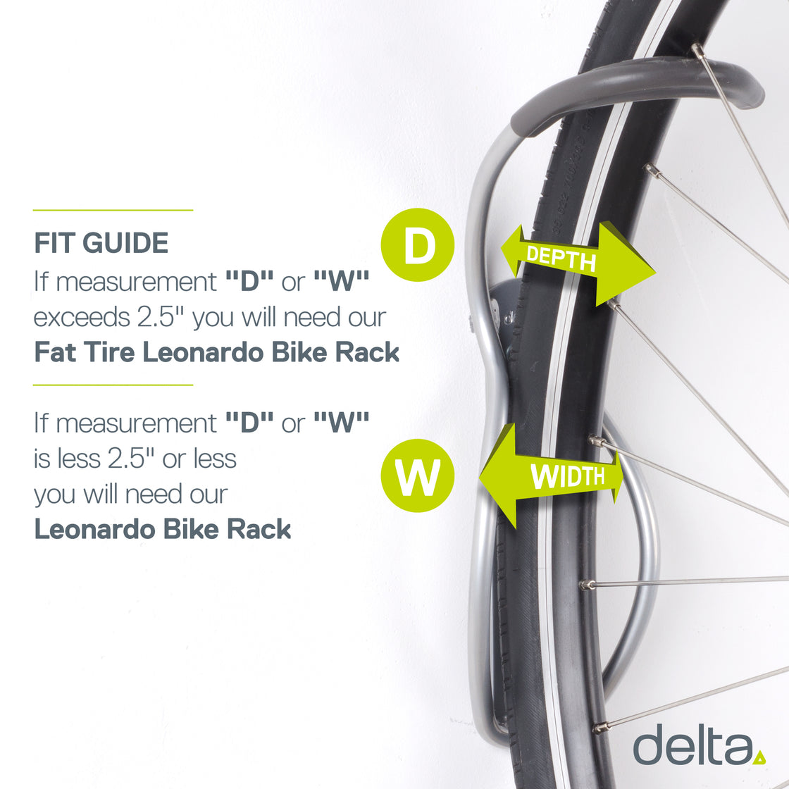 delta leonardo wall mount bike rack