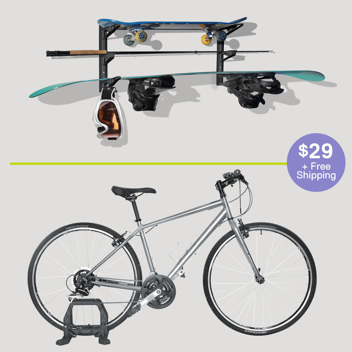 the instant upright bike stand