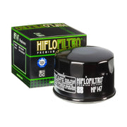 A HF147 Premium Hiflo Filtro oil filter for sale. This filter fits a variety of Yamaha ATV's. Our online catalog has more new and used parts that will fit your unit!