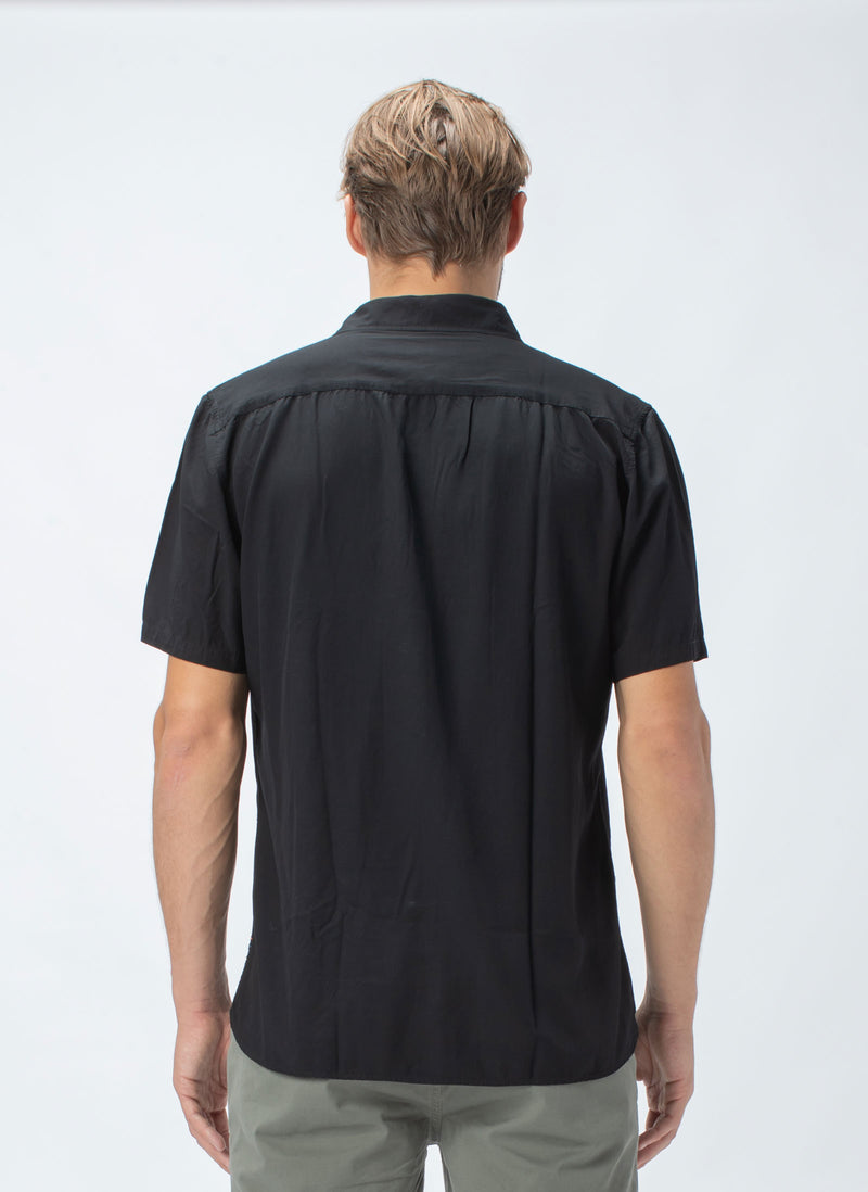 Holiday Short-Sleeve Shirt Black – Barney Cools