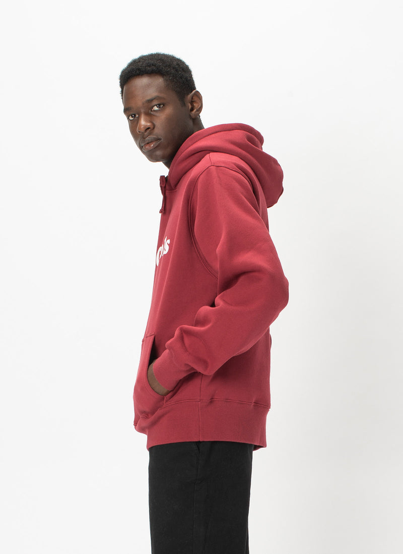 B.Cools Retro Hood Sweatshirt Dull Red – Barney Cools