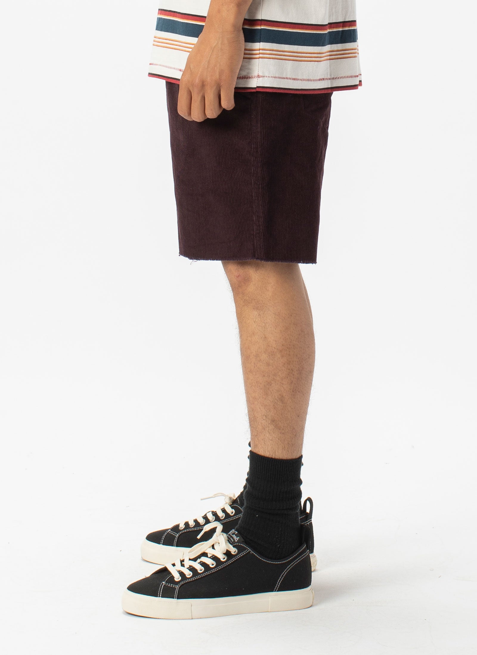 B.Relaxed Short Oxblood Corduroy – Barney Cools