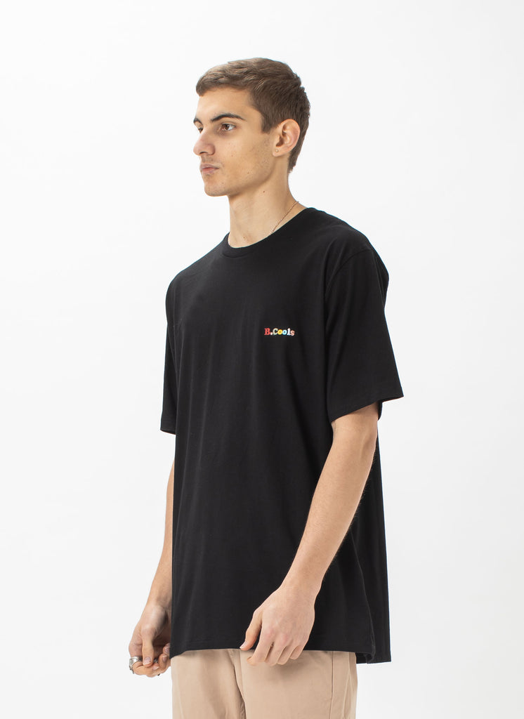 B.Cools Retro Embro Tee Black – Barney Cools