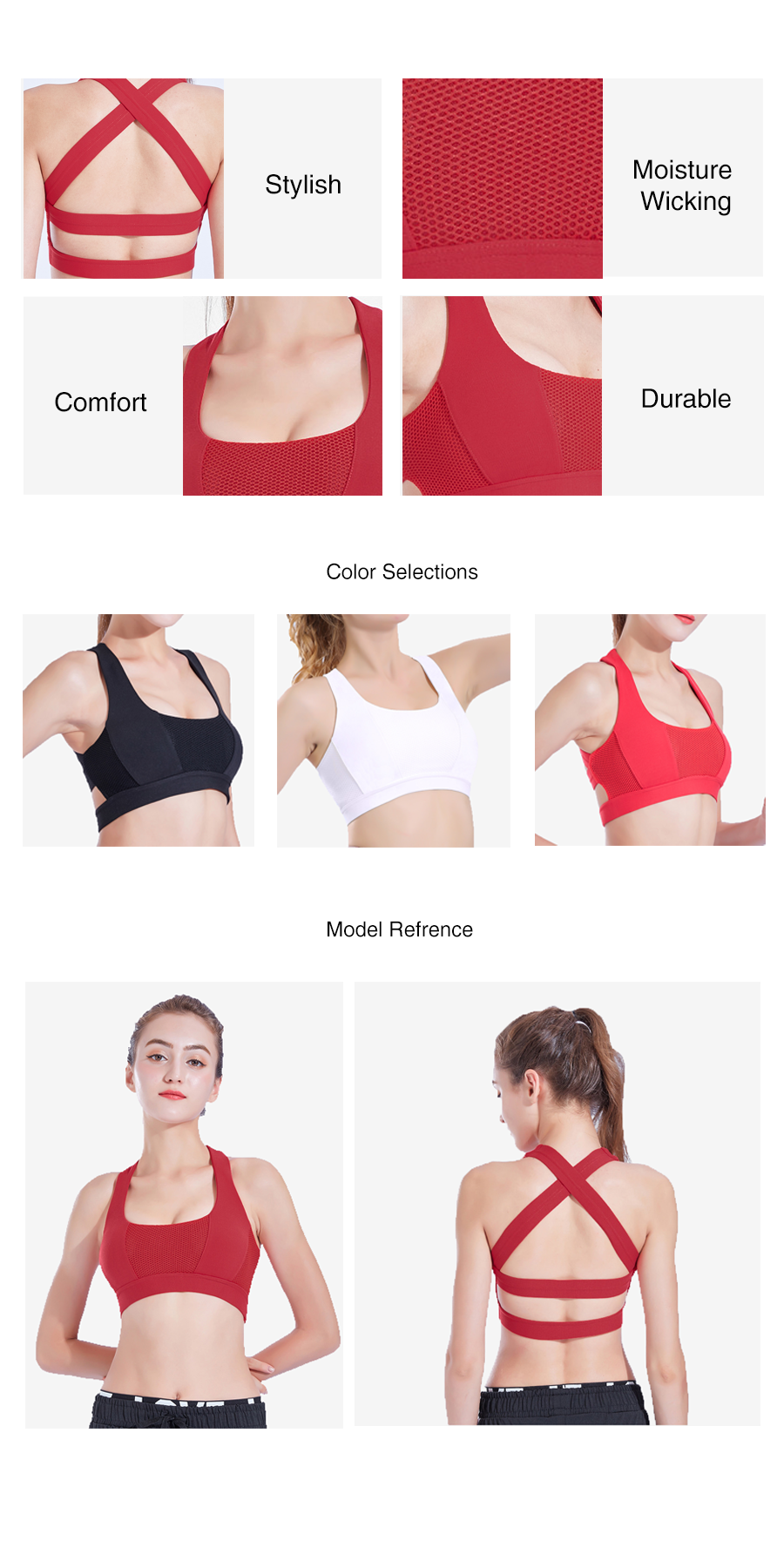 Backless Sports Bra