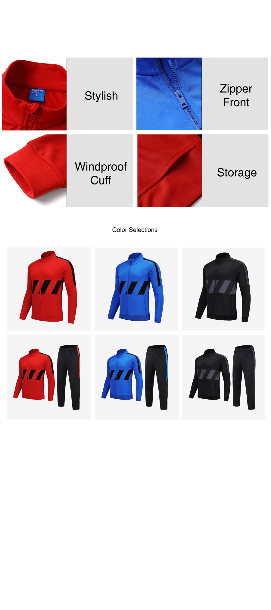 Football Training Jacket Set