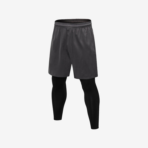 2 In 1 Compression Shorts With Tights