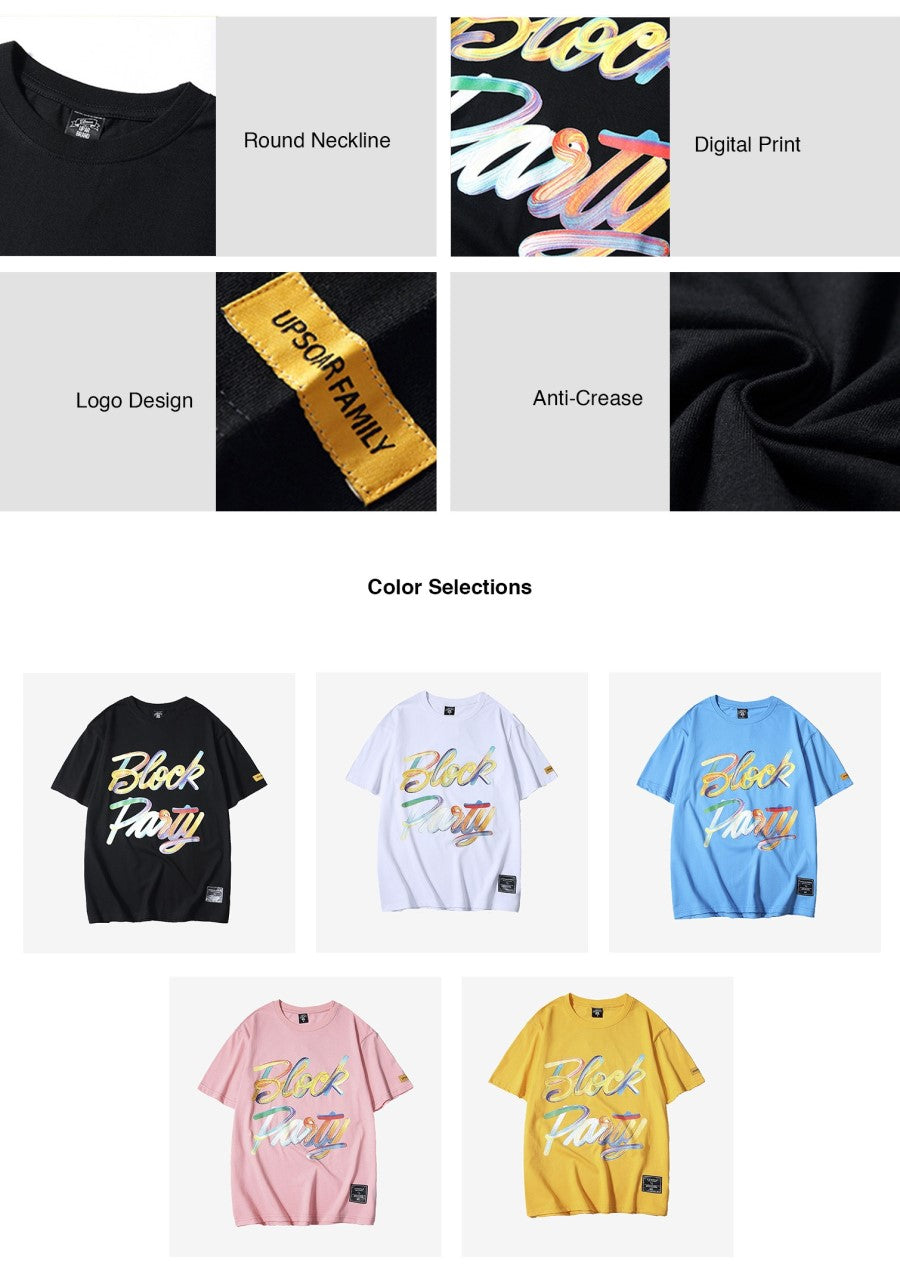 Block Party Graphic Print T-shirt