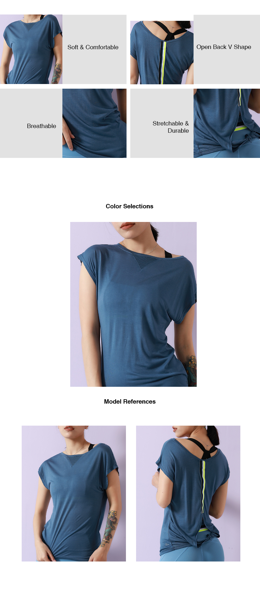 Quick Dry Cap Sleeves Top