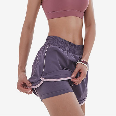 Double Layer Running Shorts