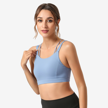 Trendy Thin Strappy Sports Bra