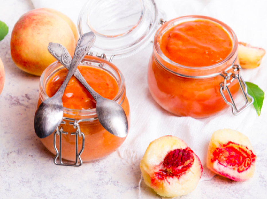 Fruit jams made from tropical fruits