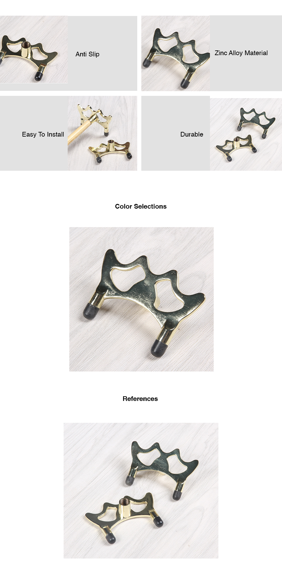 Billiard Pool Cue Low Spider Head