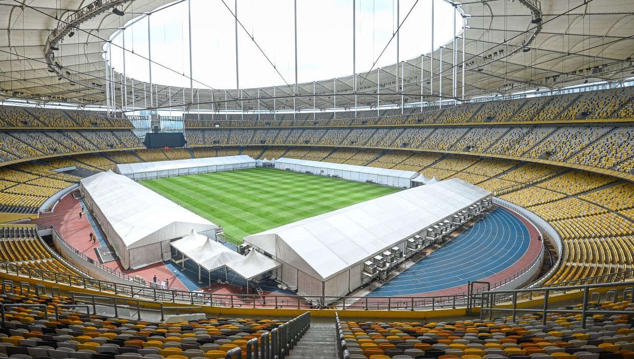 Bukit Jalil Stadium for running session