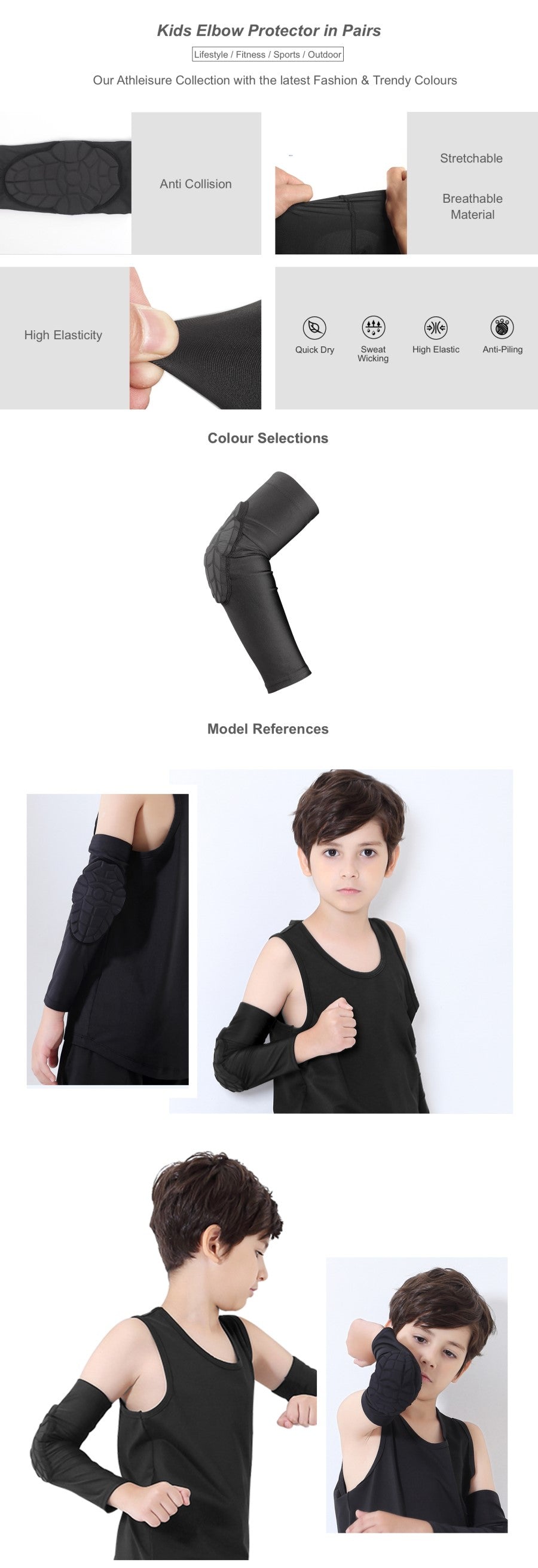 Kids Elbow Protector in Pairs