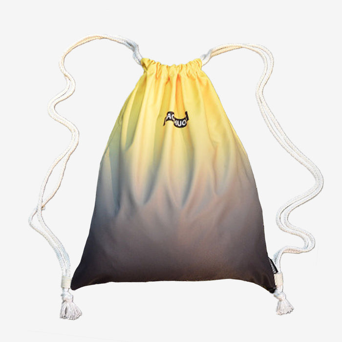Waterproof Gradient Colour Drawstring Bag