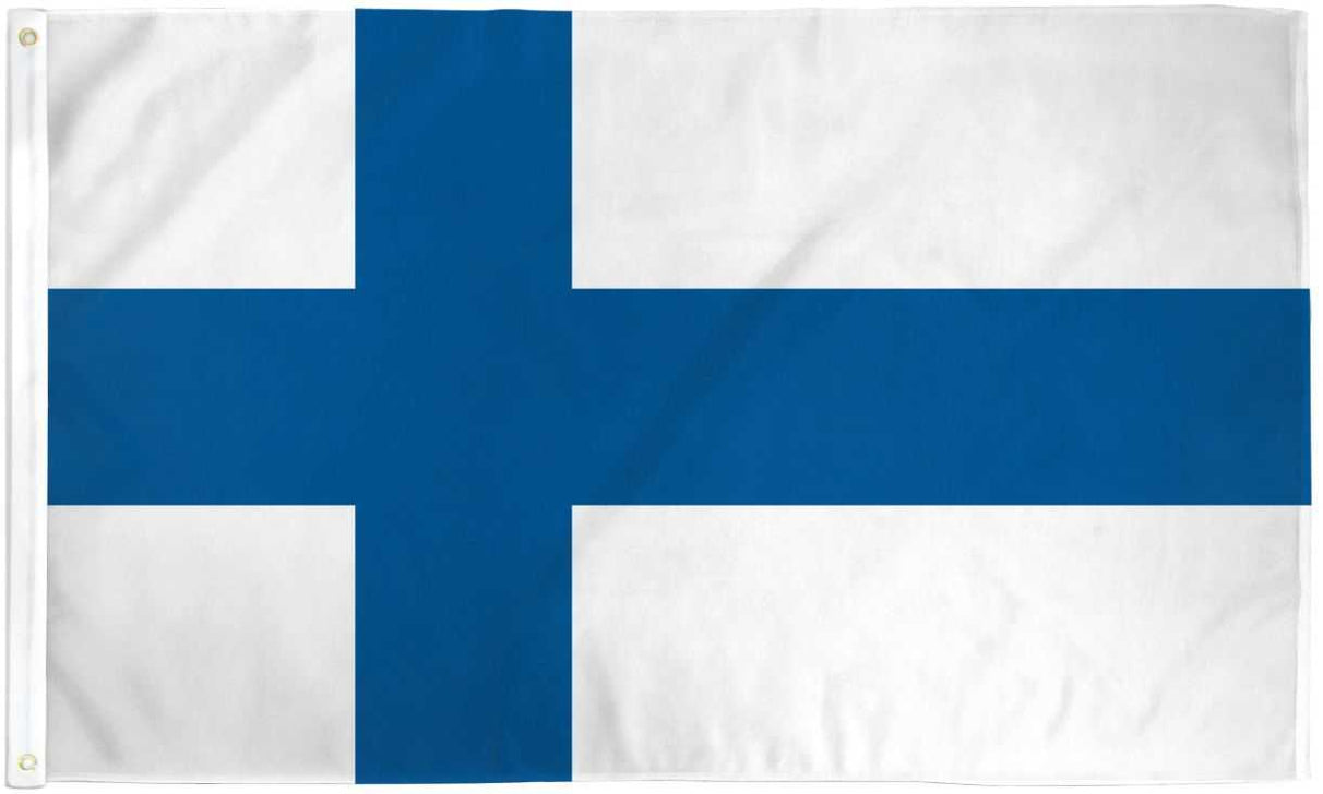 Старый флаг Финляндии