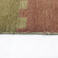 Hand-Knotted Gabbeh Carpet 4'.10" X 6'.5" , Green Fine Wool Area Rug 5x6.5