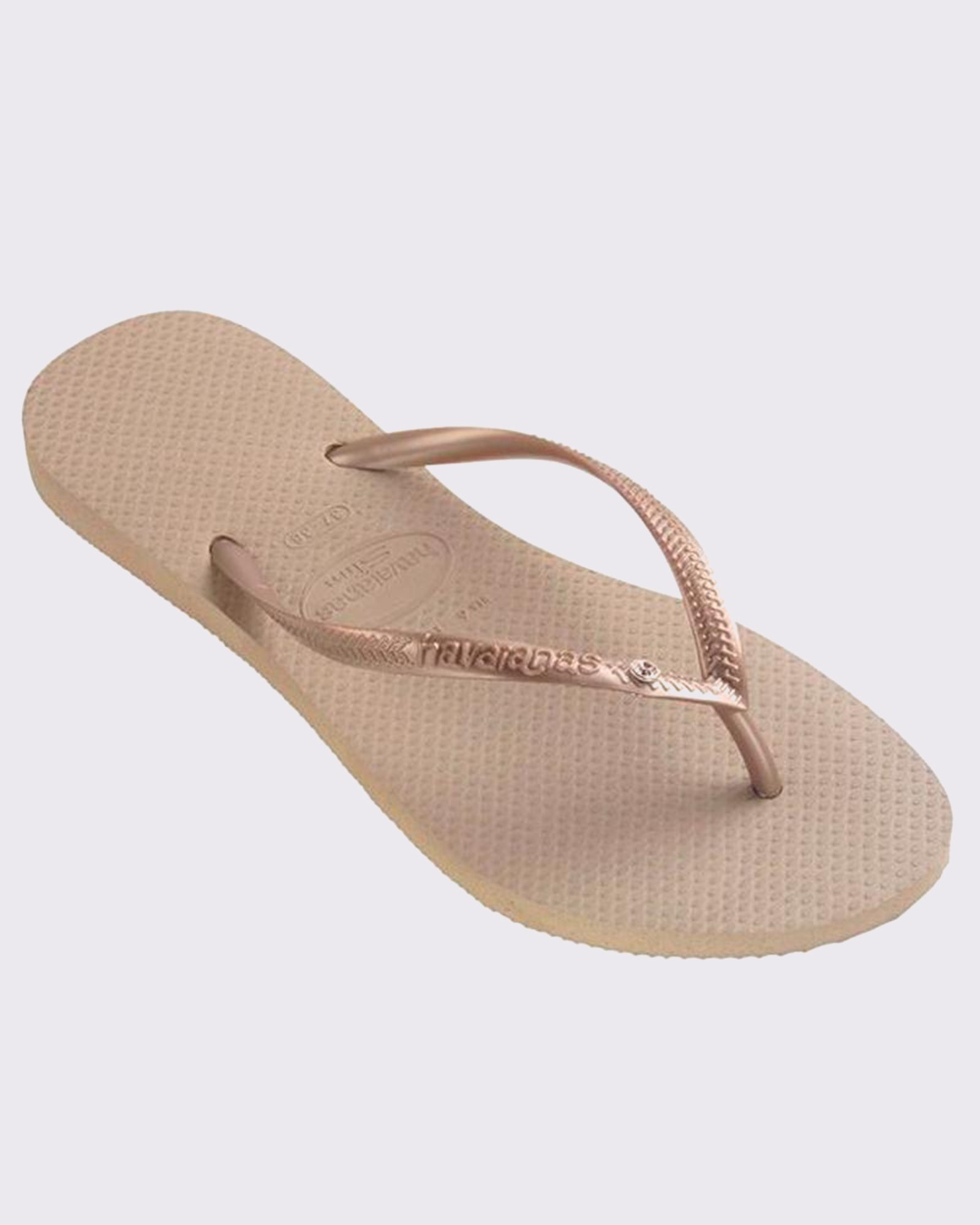 Havaianas Slim Crystal Thong - Sw Nude 