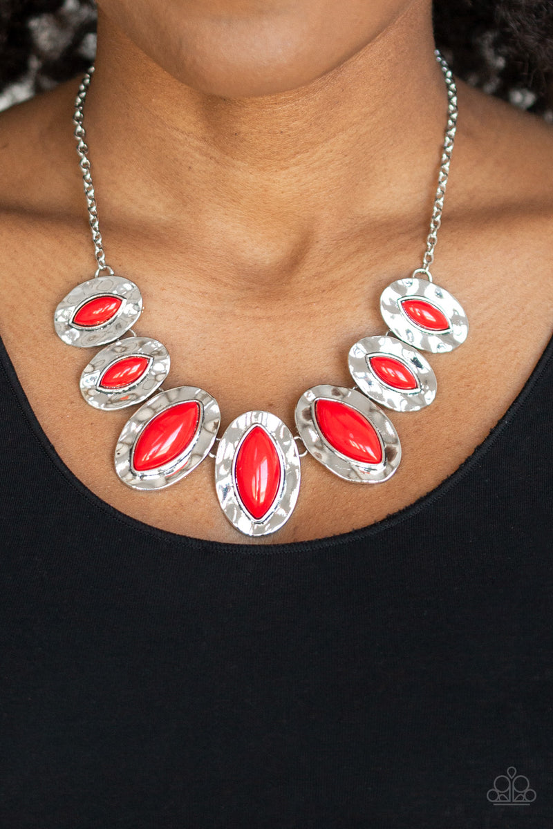 Paparazzi Accessories - Terra Color - Red Necklace – Rochelle's