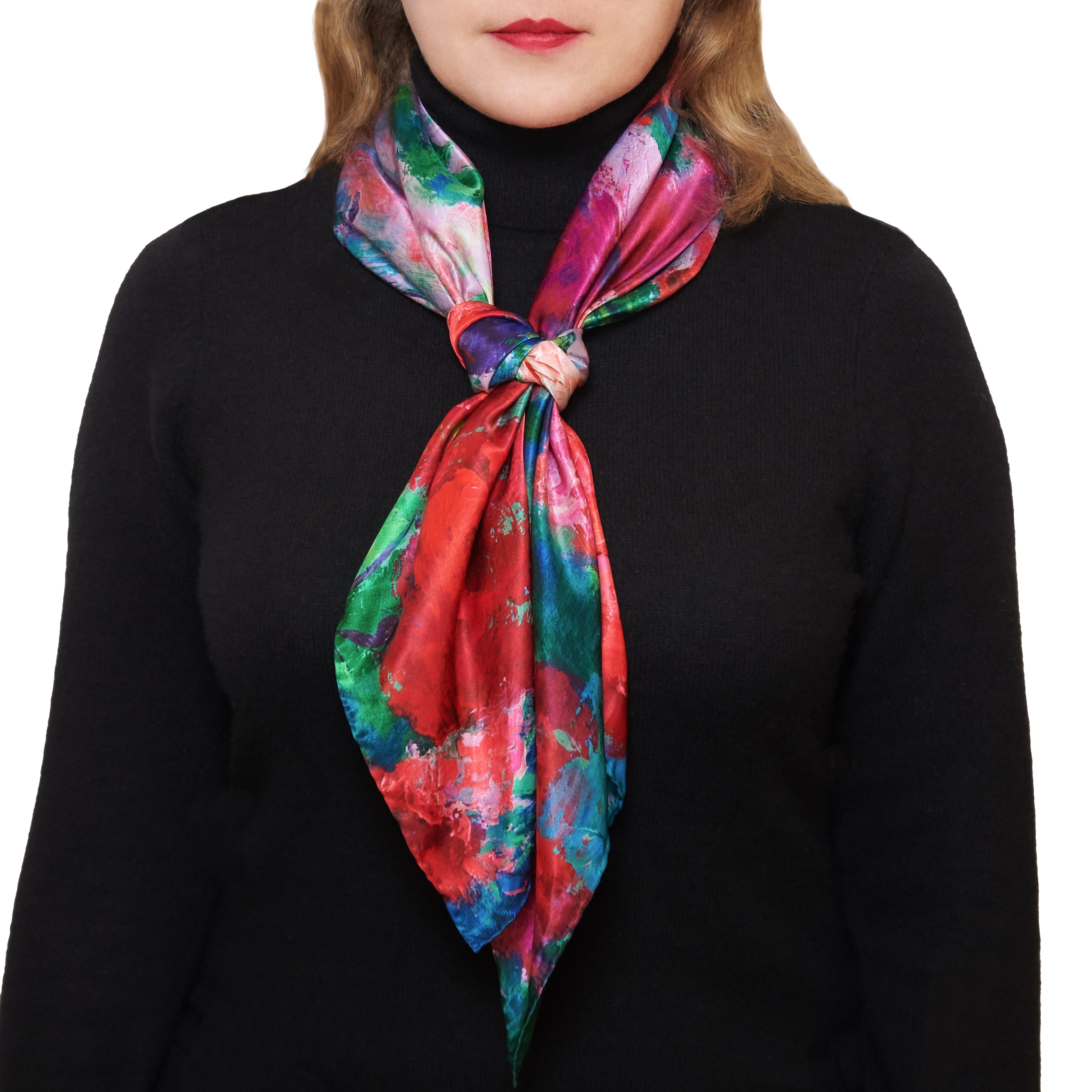 180cms Female Art Silk Self Print Scarf at Rs 200/piece in New