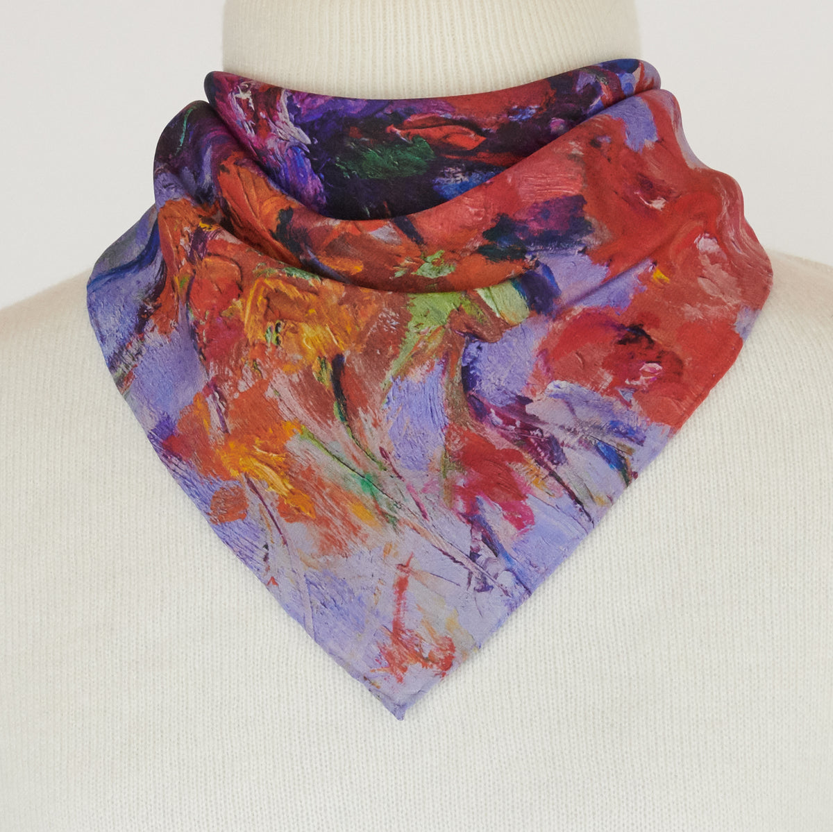 Silk Scarves: Lavender Dream - Oksana Fine Art and Design