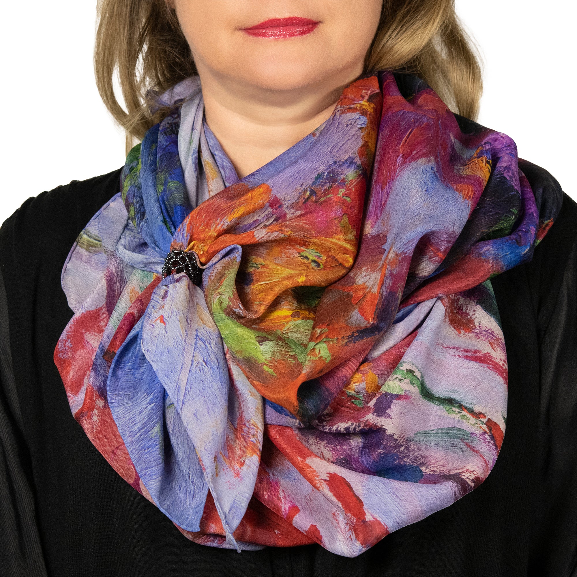 PRE-ORDER Cashmere Silk Scarf - Cherry Blossom – Cara Cashmere