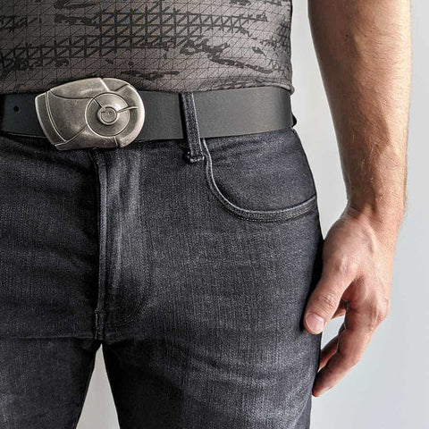 Mens Belt Genuine Leather Belt Pin Buckles Adjustable Dress Belt Business  Jeans Classic Casual Belt for Men Black : : Clothing, Shoes &  Accessories