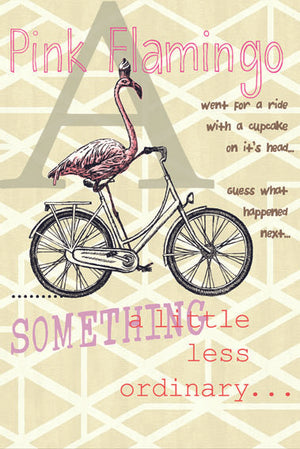 pink flamingo bike