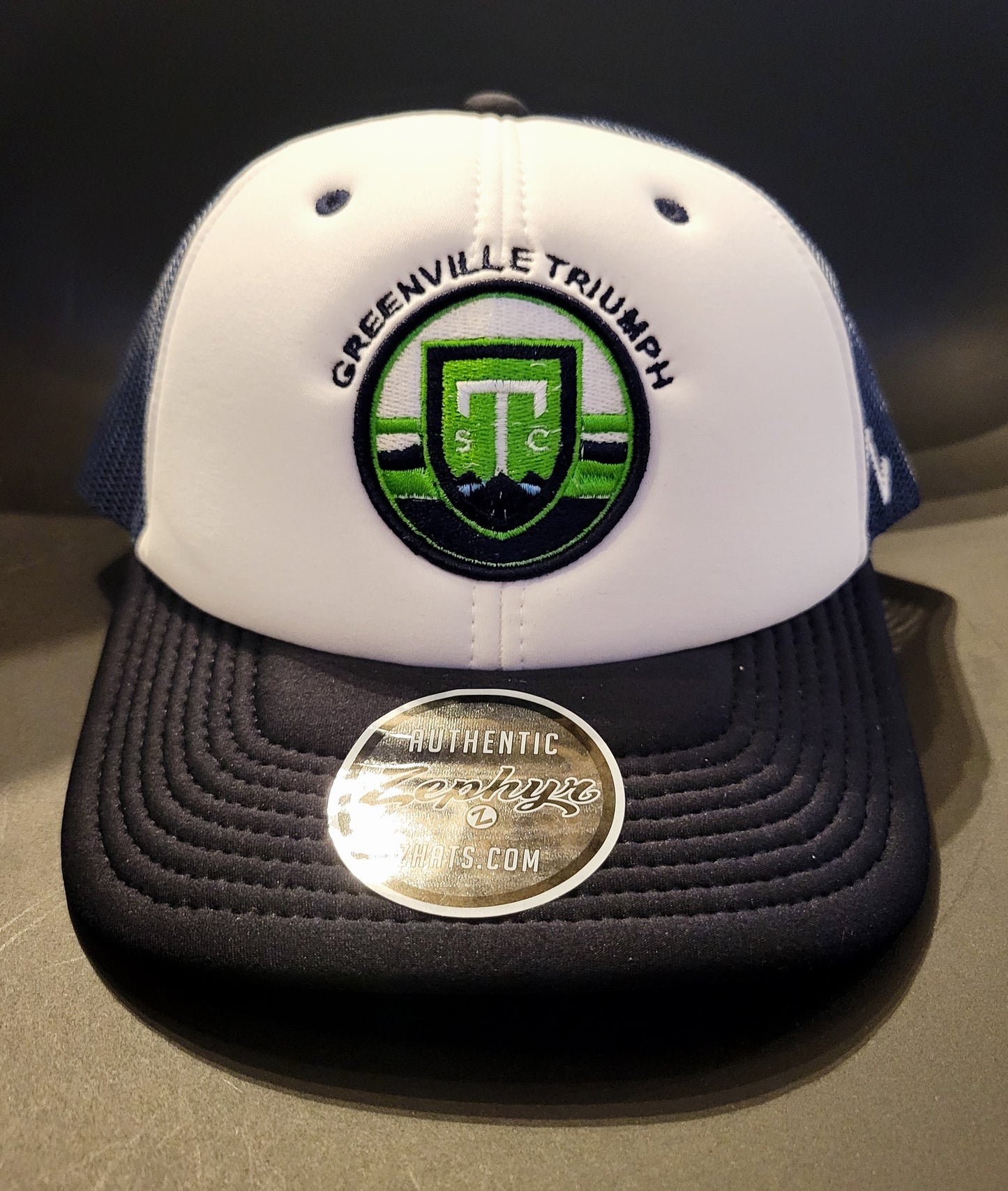 Voorrecht kin Bedrijfsomschrijving Zephyr Greenville Triumph Fan Focus Trucker Hat – Greenville Triumph SC
