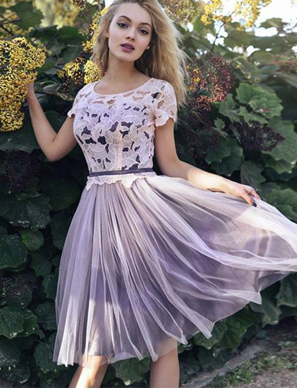 light purple homecoming dress