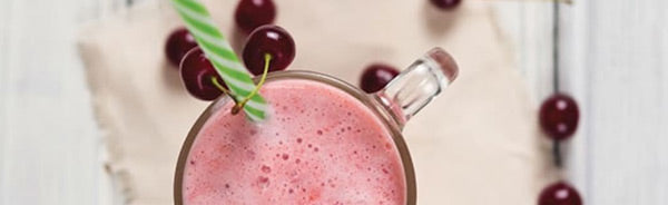 cherry lime protein shake