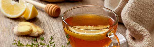 drink ginger tea for allergy relief