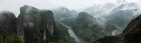 Wuyi Mountains of Fujian province where Lapsang Souchong tea is grown